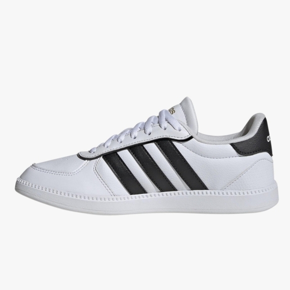 BNWT Adidas Women’s Breaknet Sleek Sneakers White Green Sz 8 Casual Tennis Y2K - Picture 3 of 11